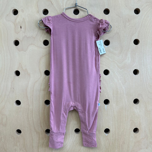 Dusty Pink Bamboo Romper