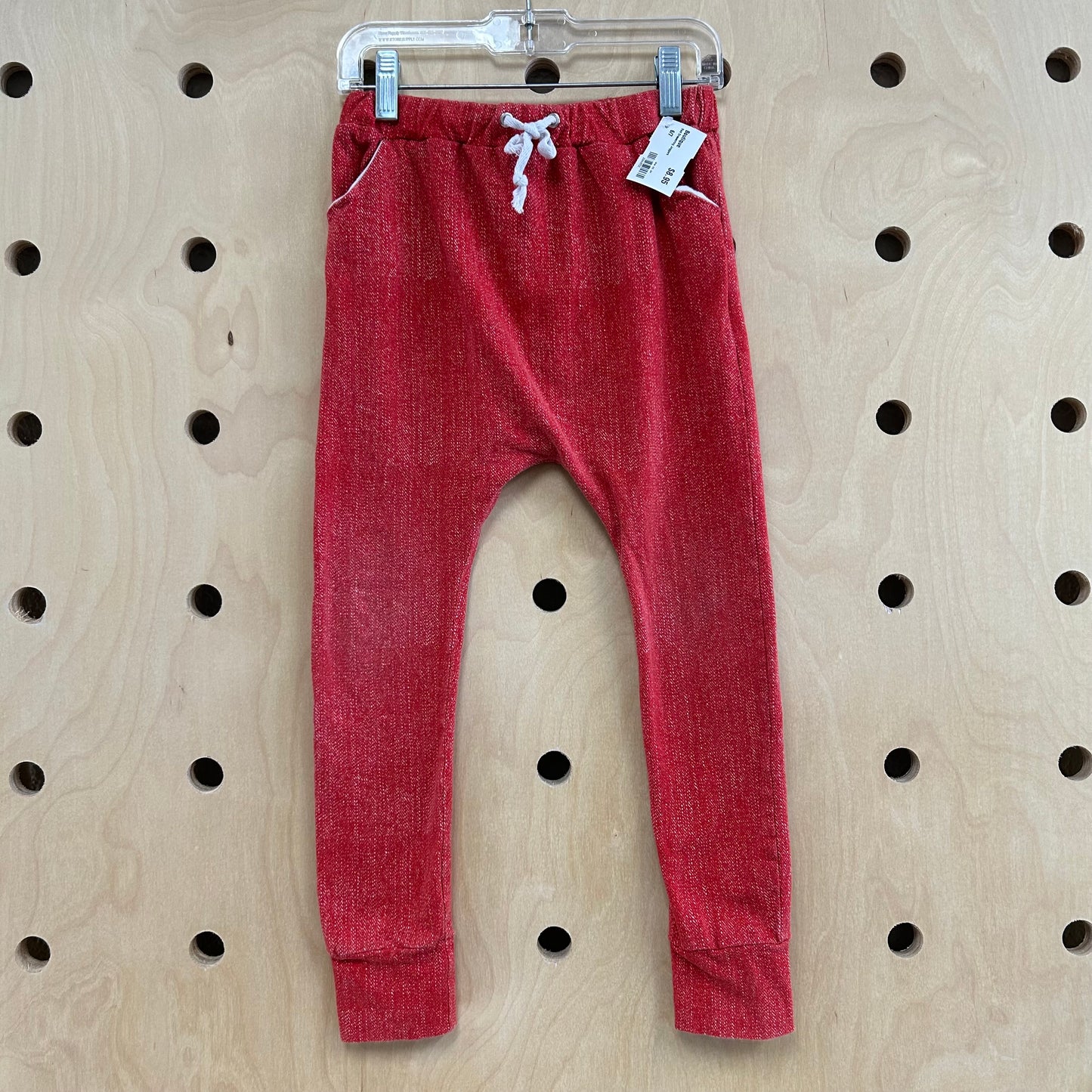Red Drawstring Joggers
