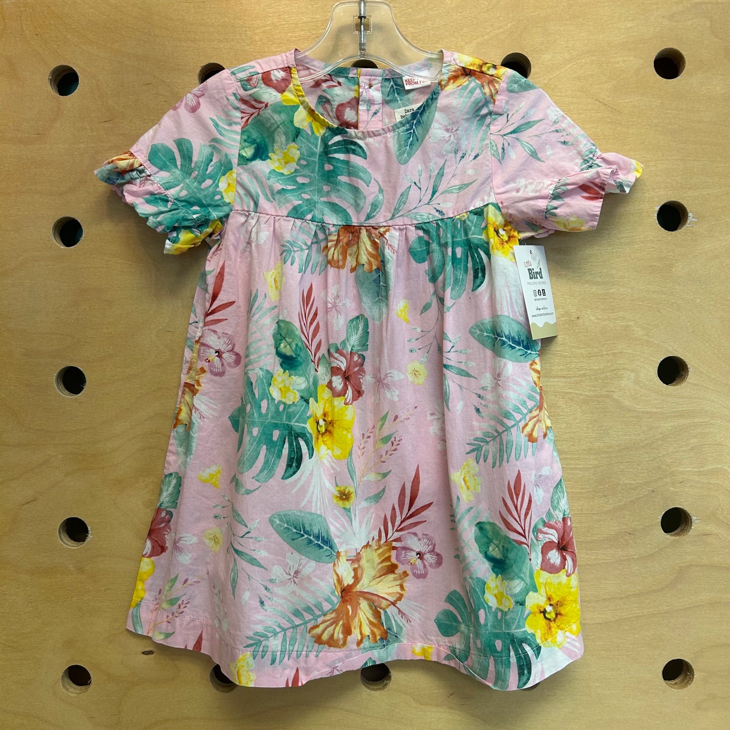 Pink Tropical Dress