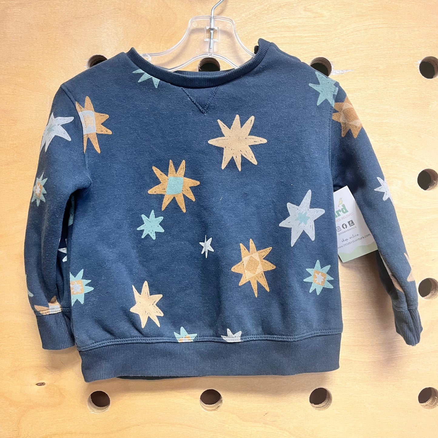 Teal/Tan Stars Pullover