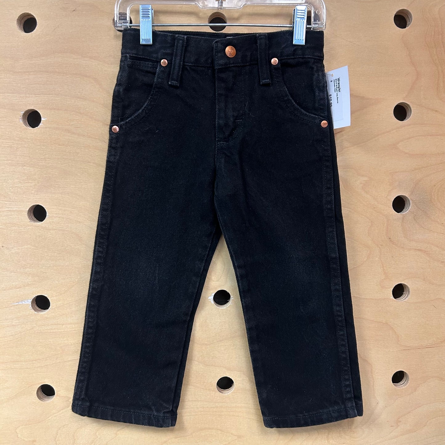 Black Straight Leg Denim