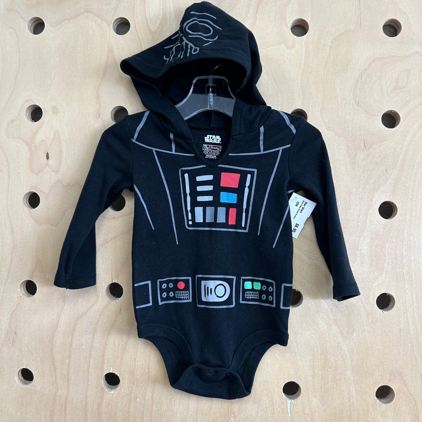 Darth Vader Hoodie Romper