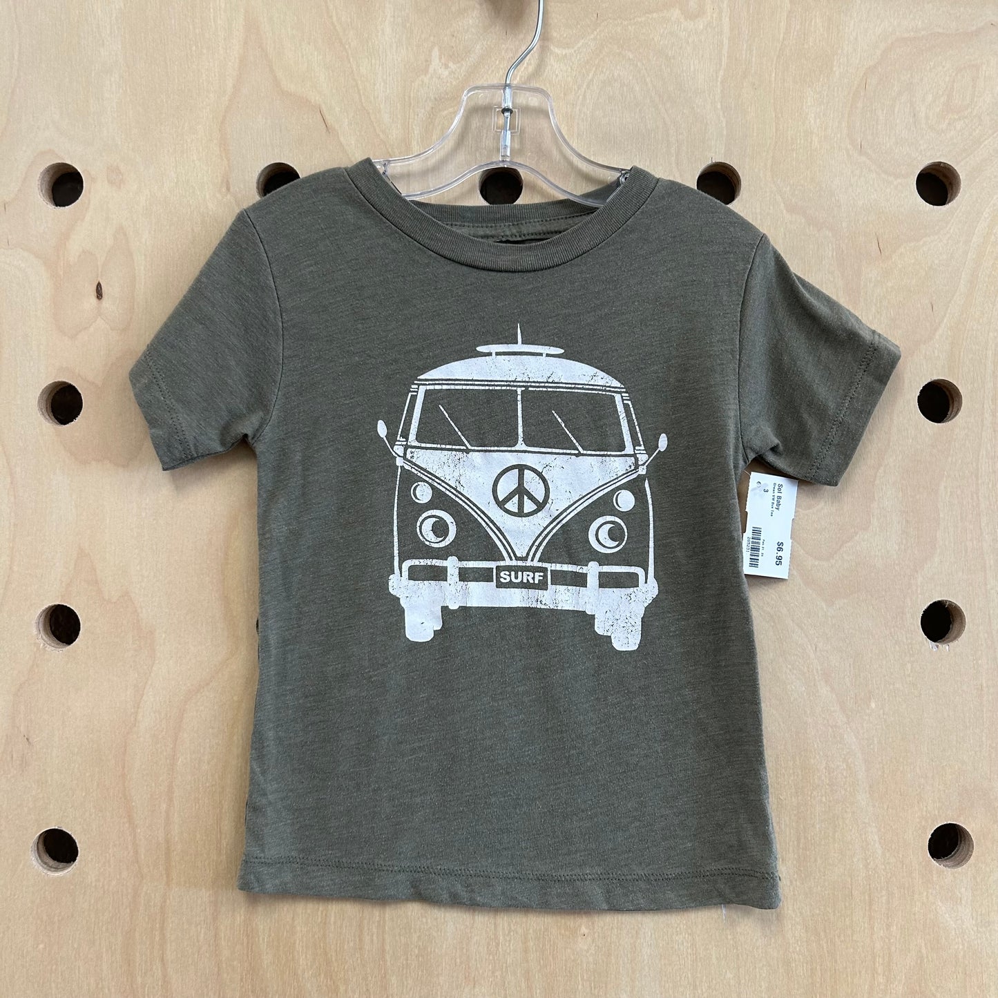 Green VW Bus Tee