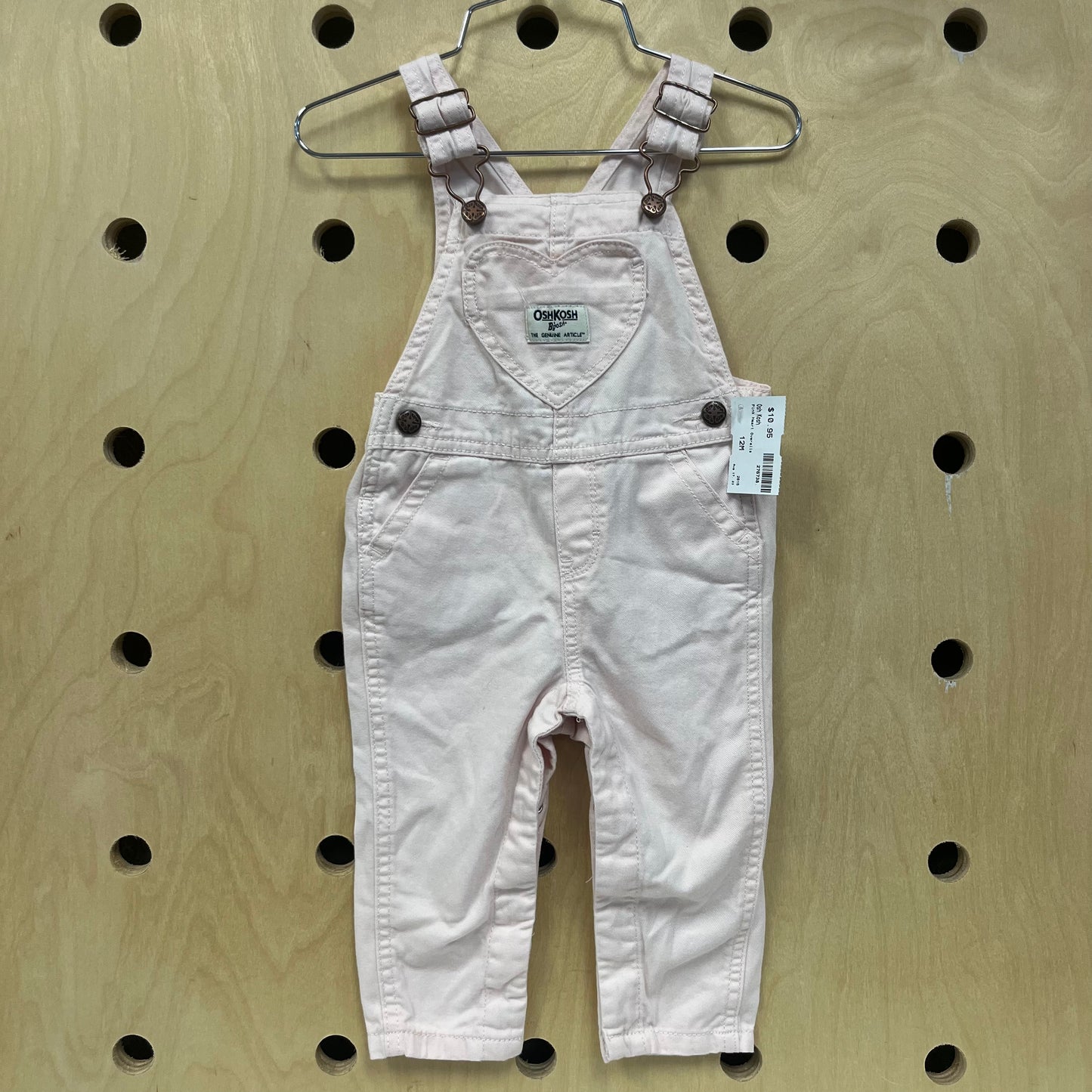 Pink Heart Overalls