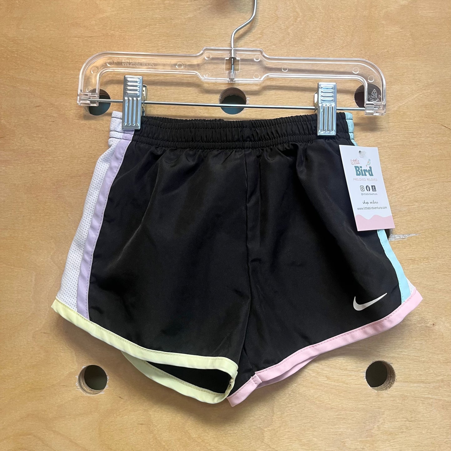 Black/Colorful Athletic Shorts
