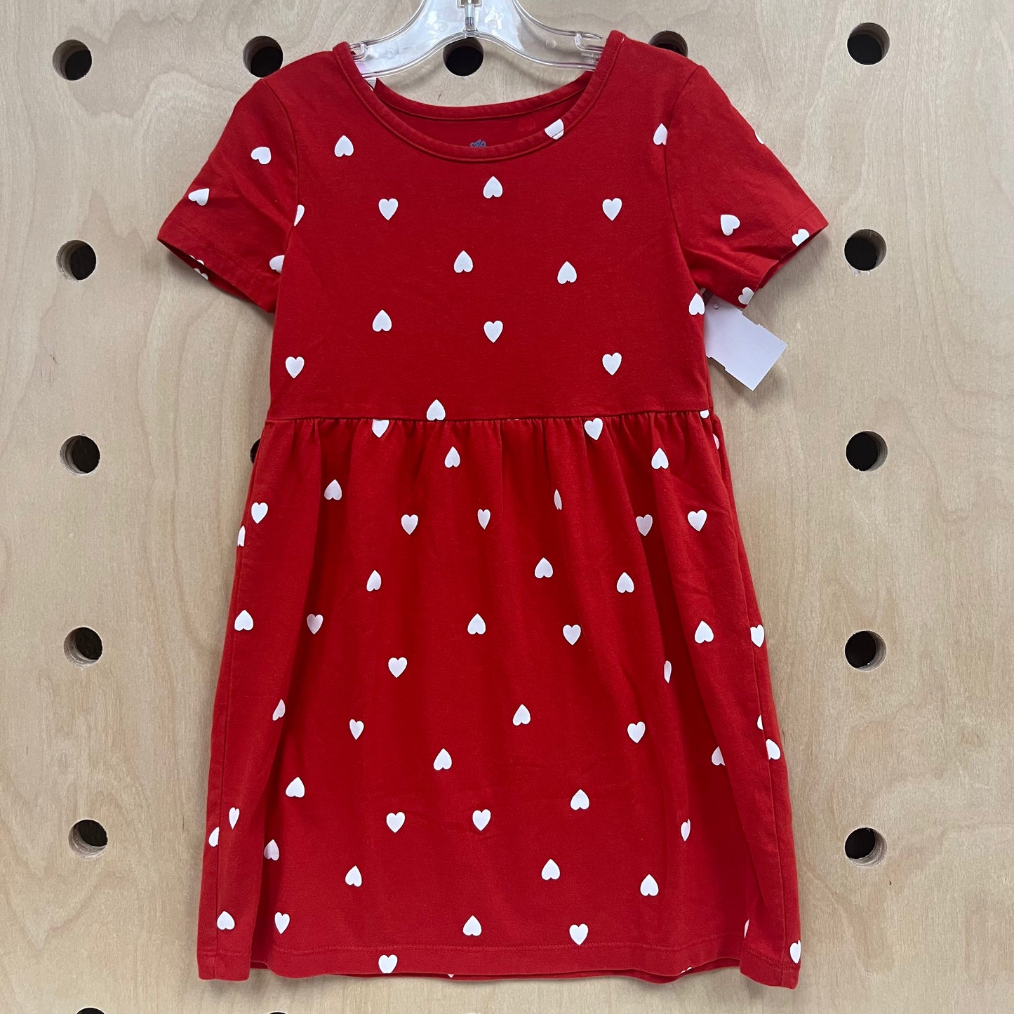 Red+White Hearts Dress
