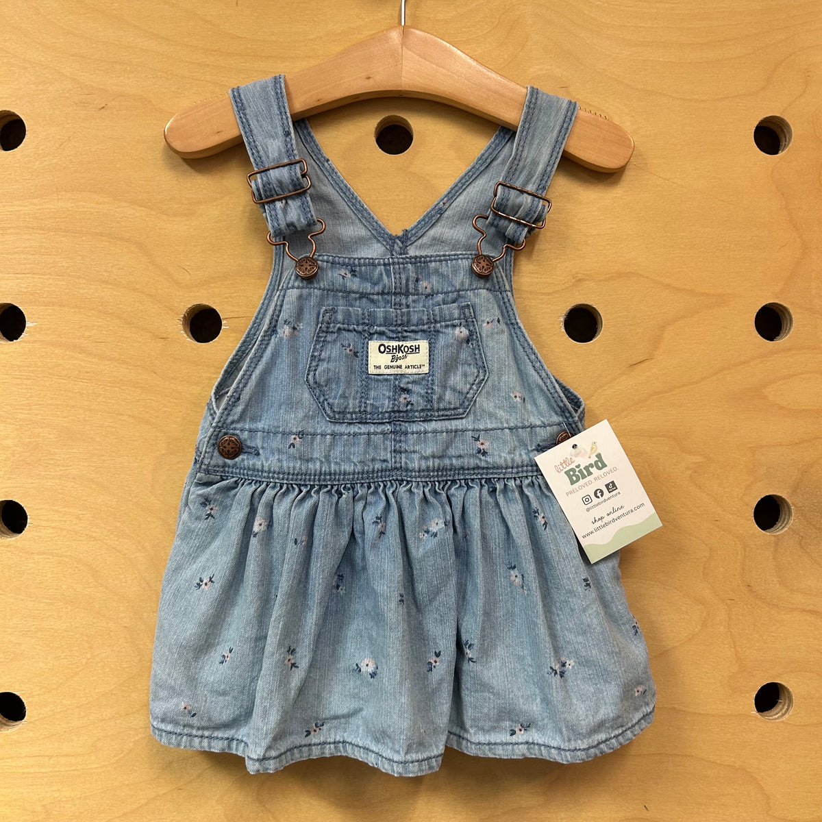 Floral Denim Skirtall
