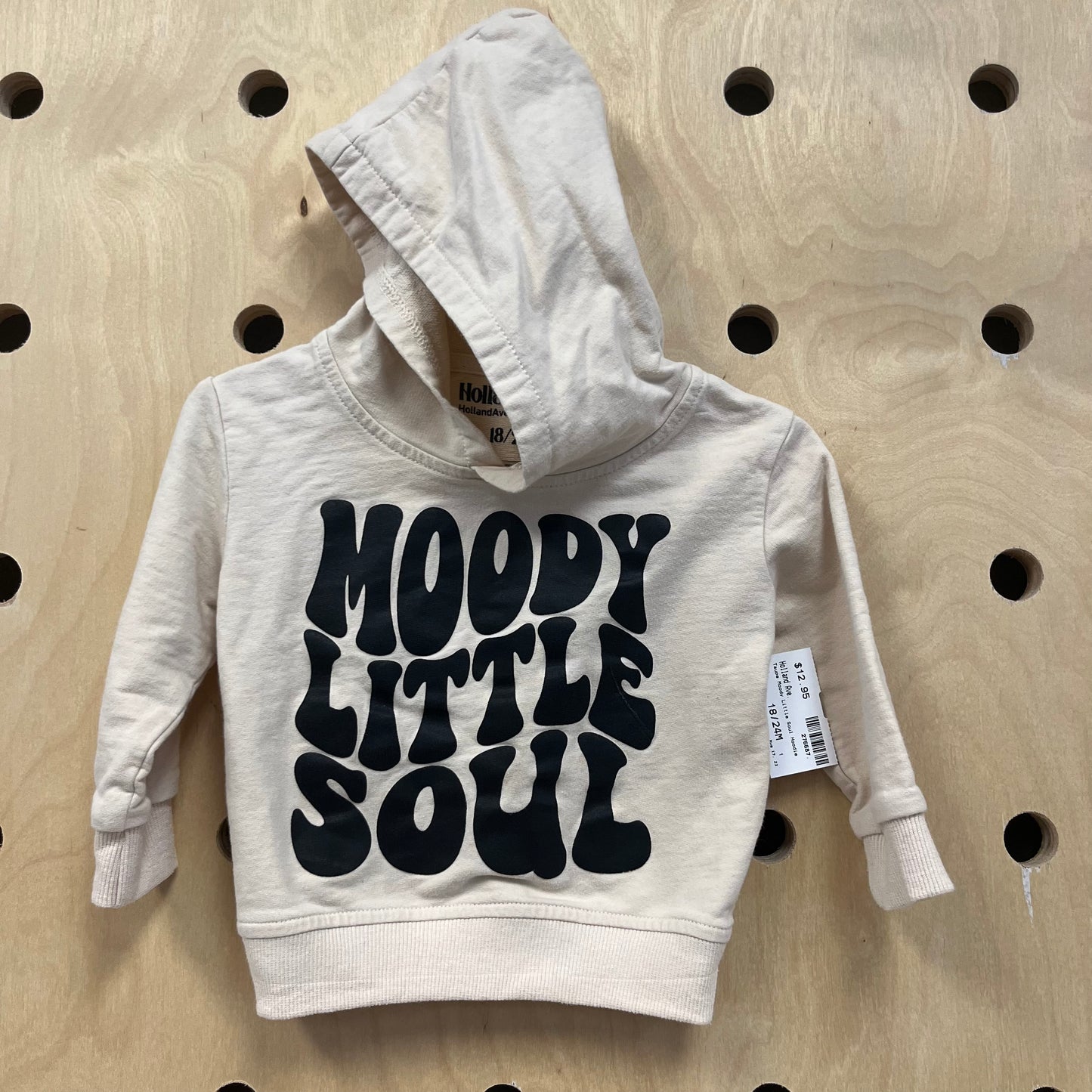 Taupe Moody Little Soul Hoodie