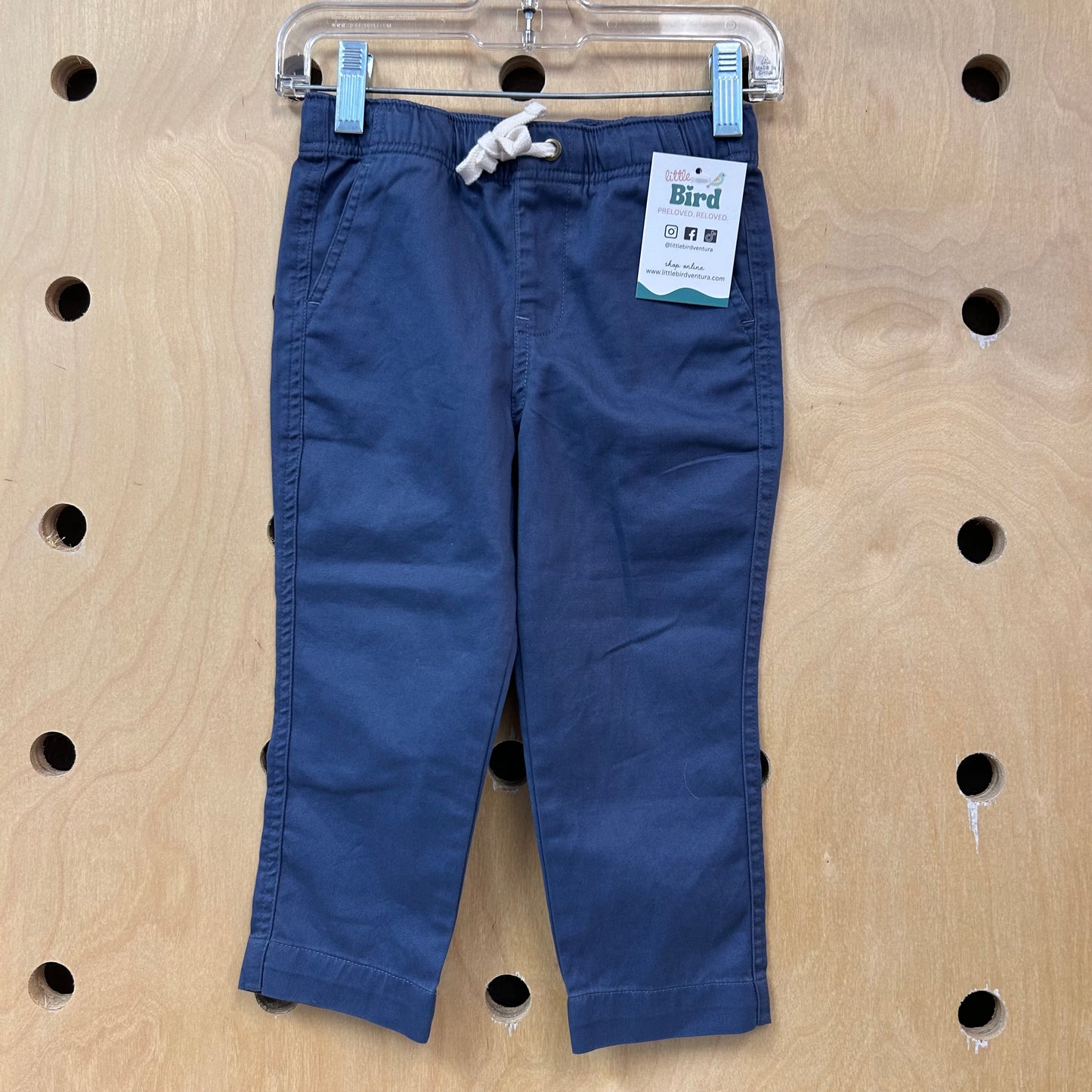 Blue Drawstring Pants