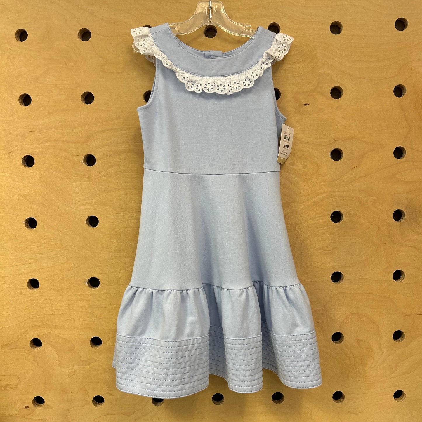 Blue/White Eyelet Dress