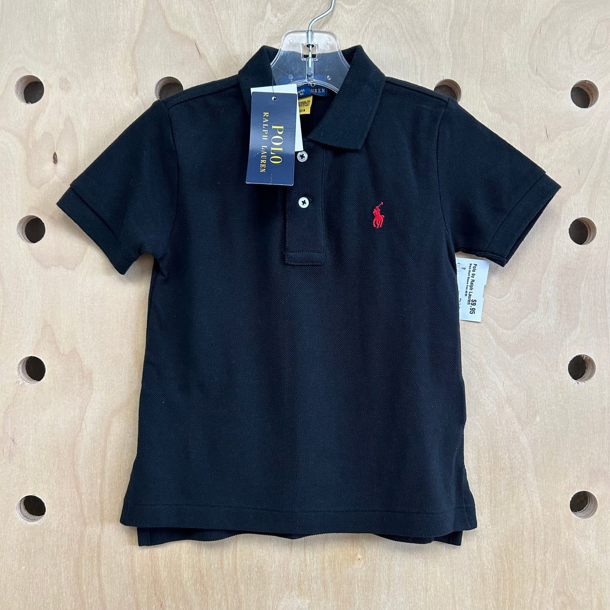 Black Short Sleeve Polo NEW!