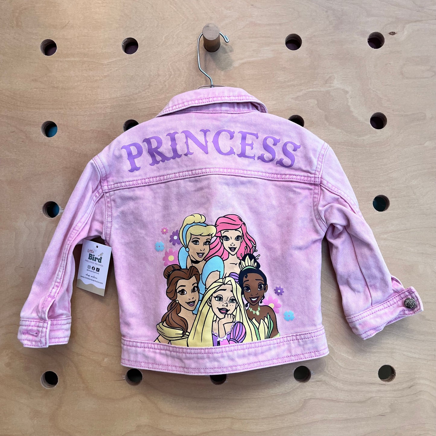 Pink Princess Denim Jacket