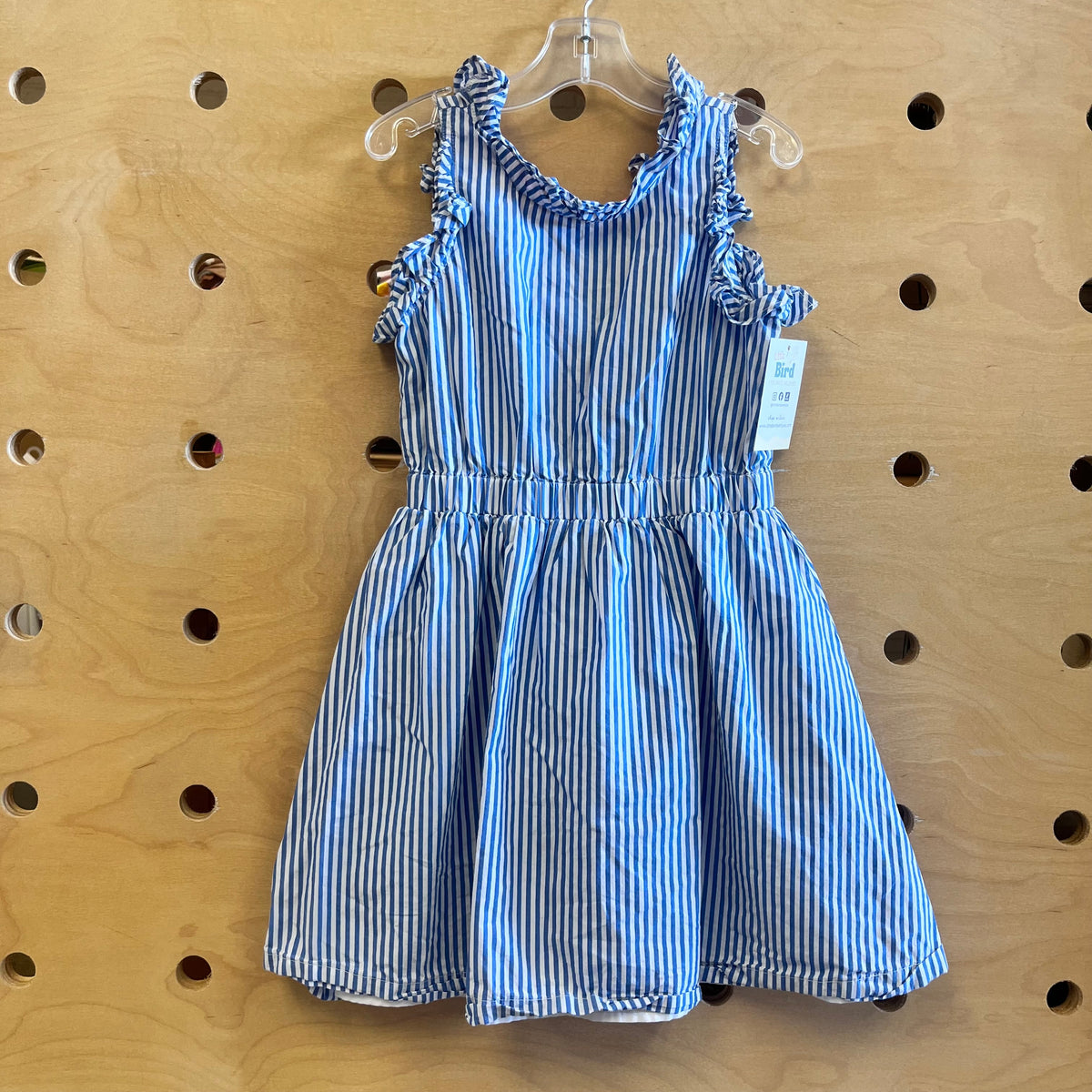 Blue/White Striped Dress