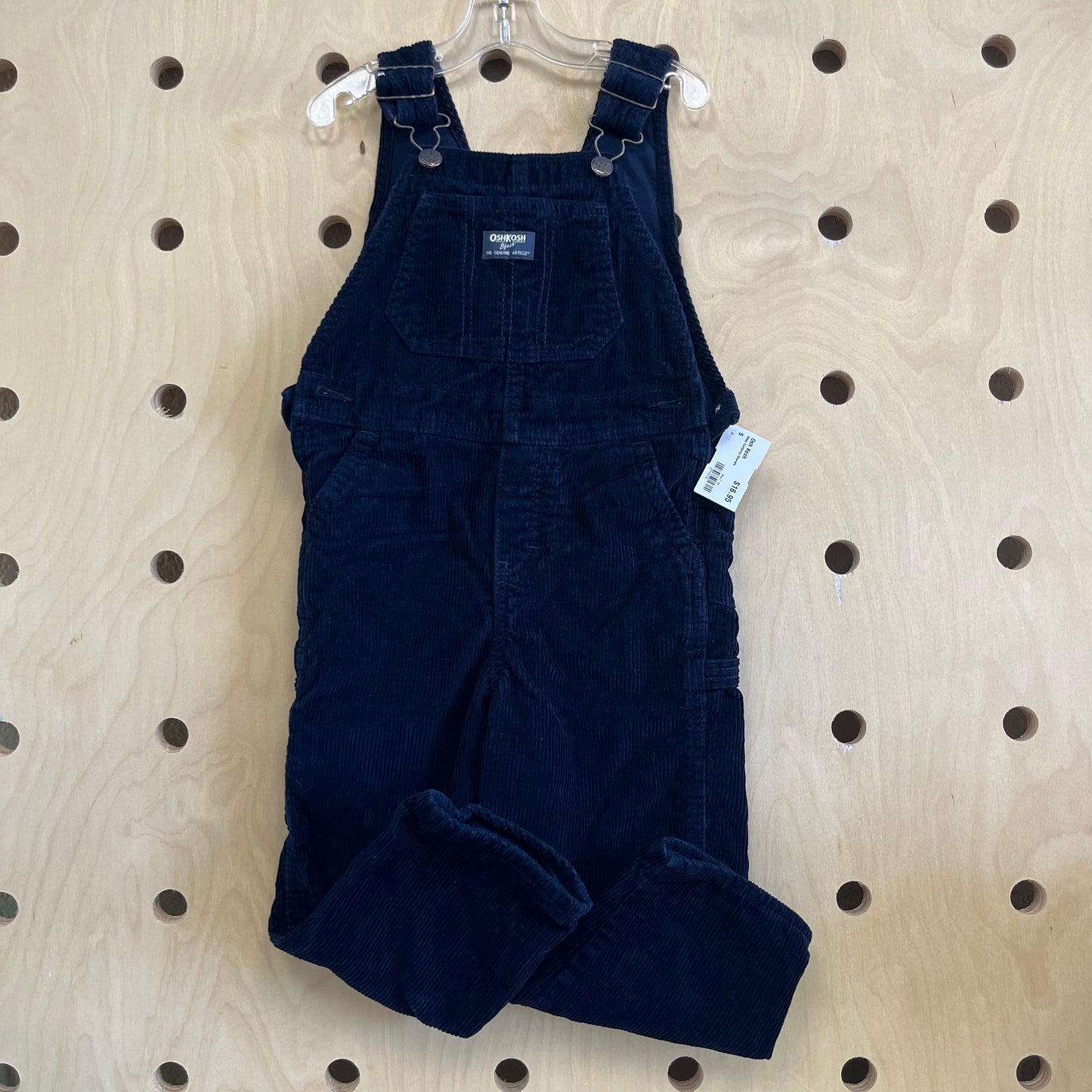 Navy Corduroy Overalls