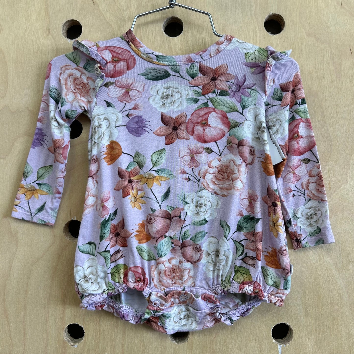 Lavender Floral Bamboo Bodysuit