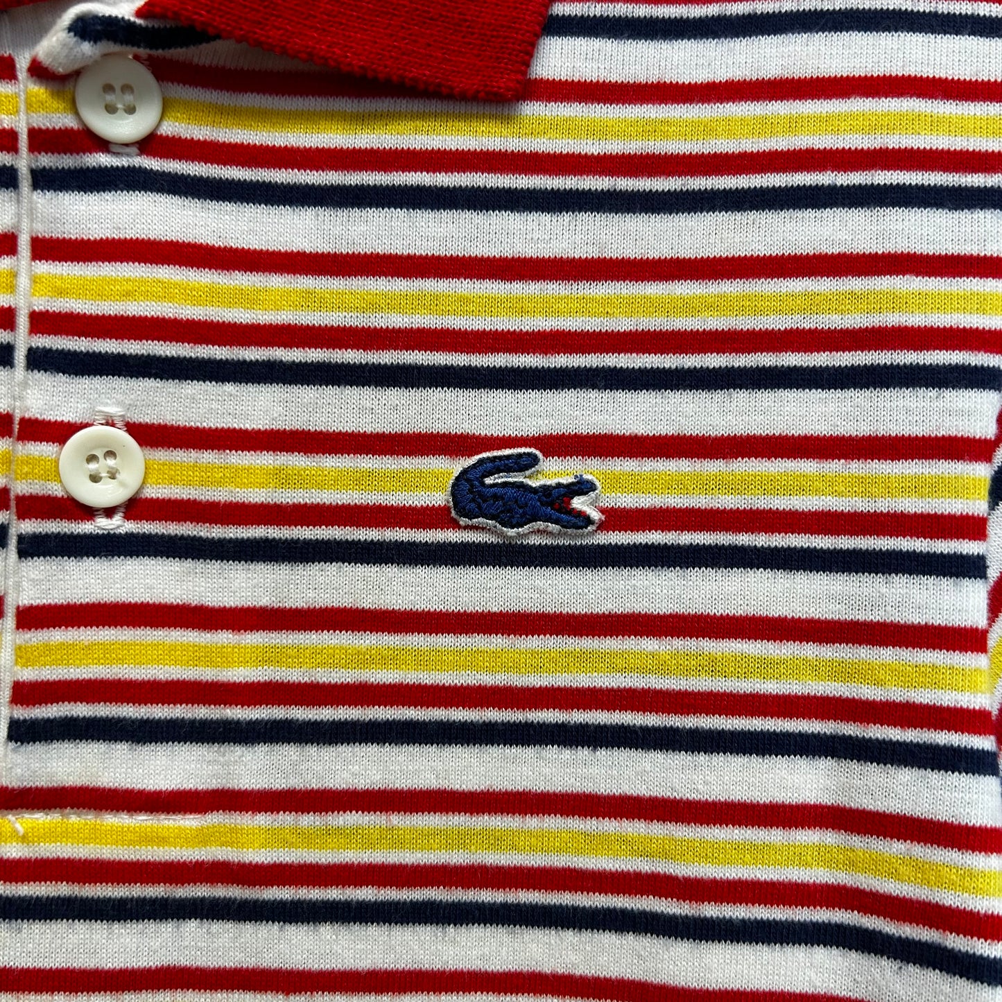 Lacoste Izod Red Striped Polo