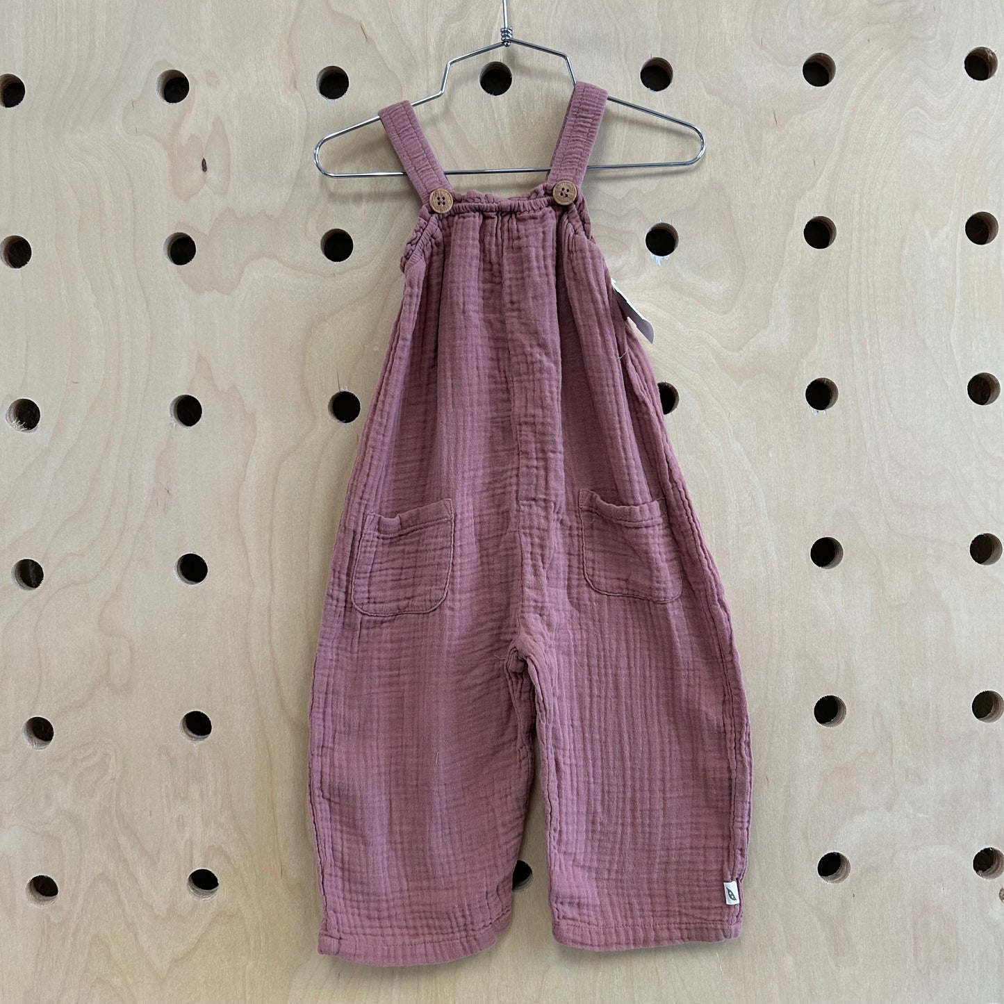 Mauve Gauze Romper