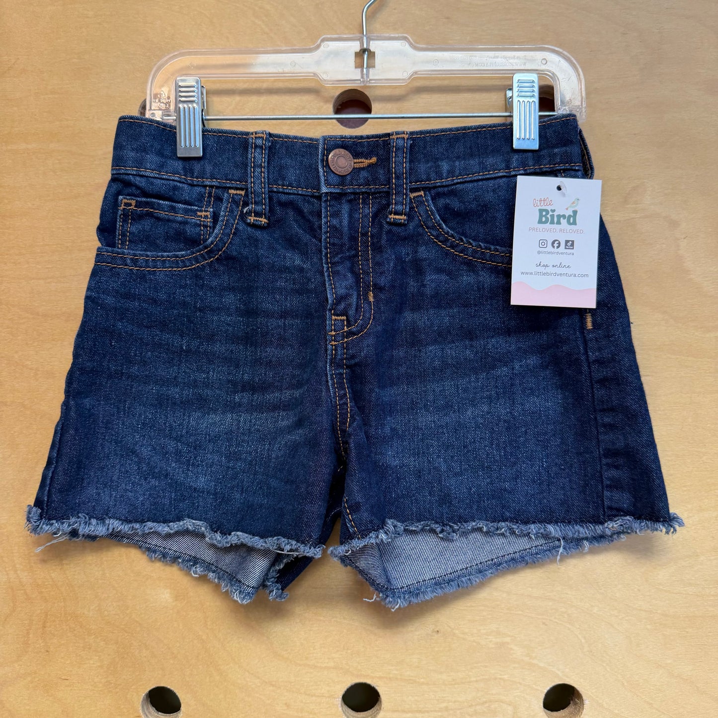 High Rise Denim Shorts