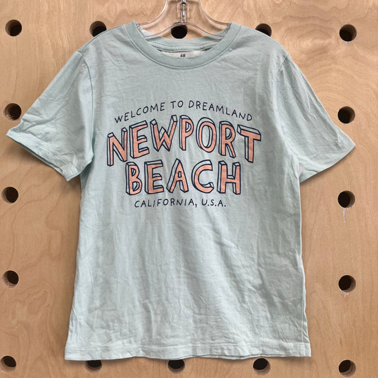 Blue Newport Beach Tee