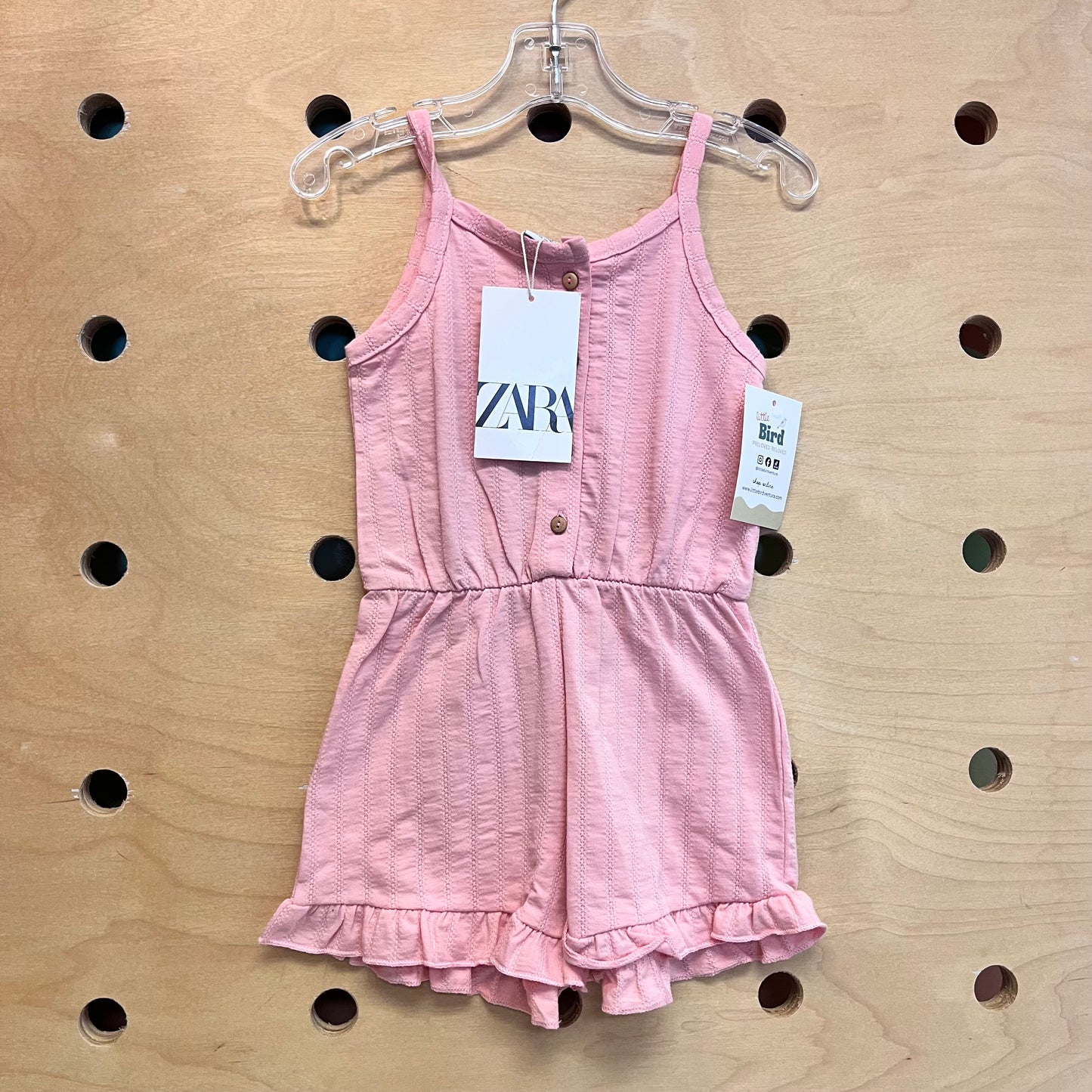 Pink Pointelle Tank Romper NEW!