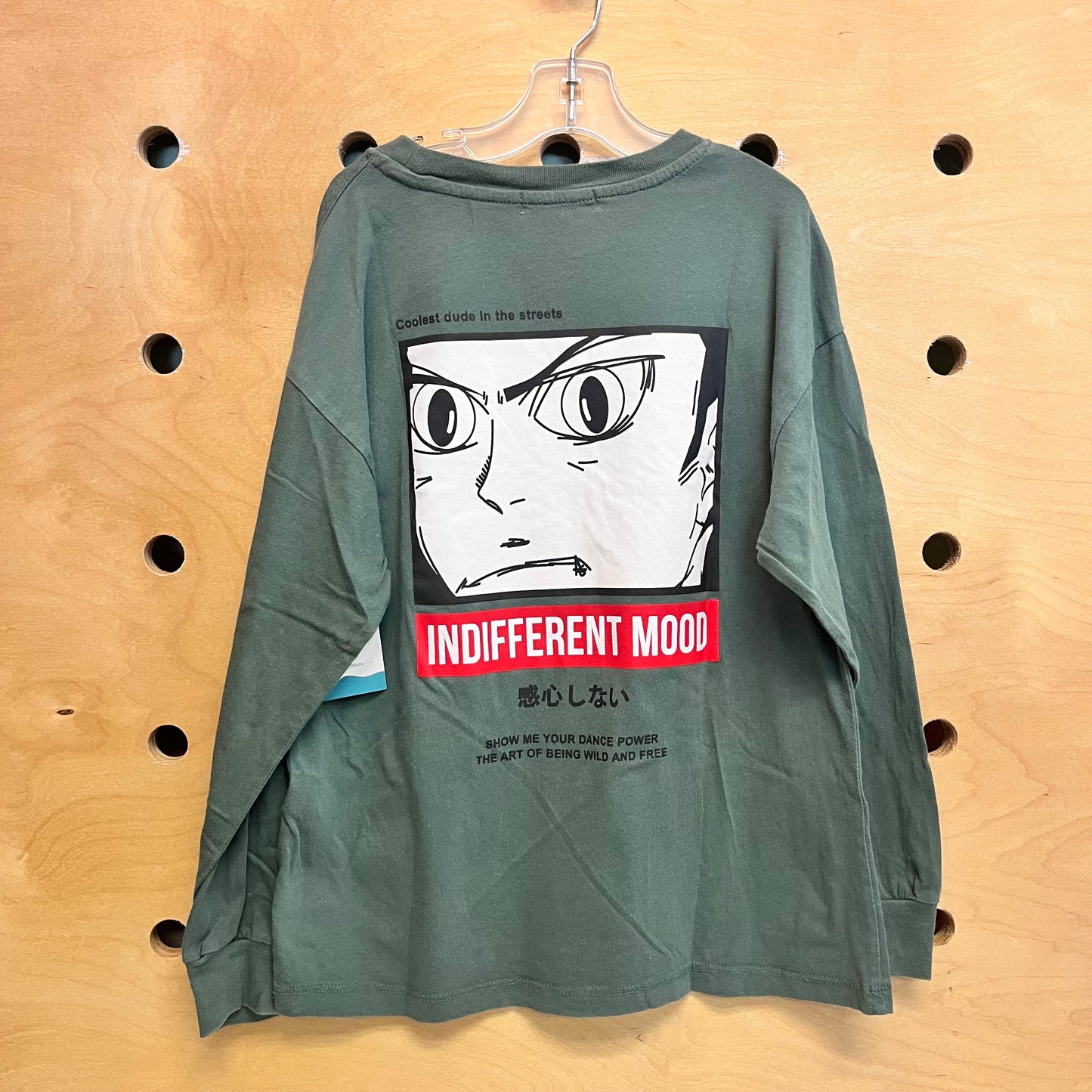 Green Indifferet Mood Tee