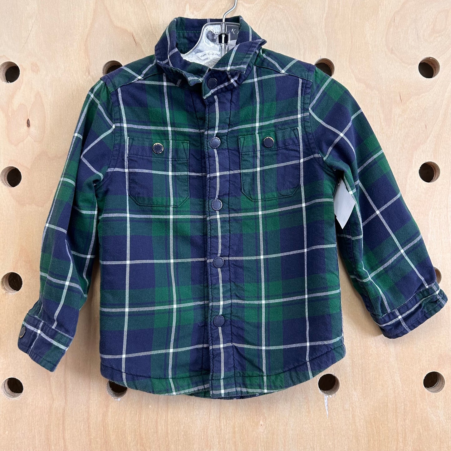 Sherpa Lined Snap Flannel