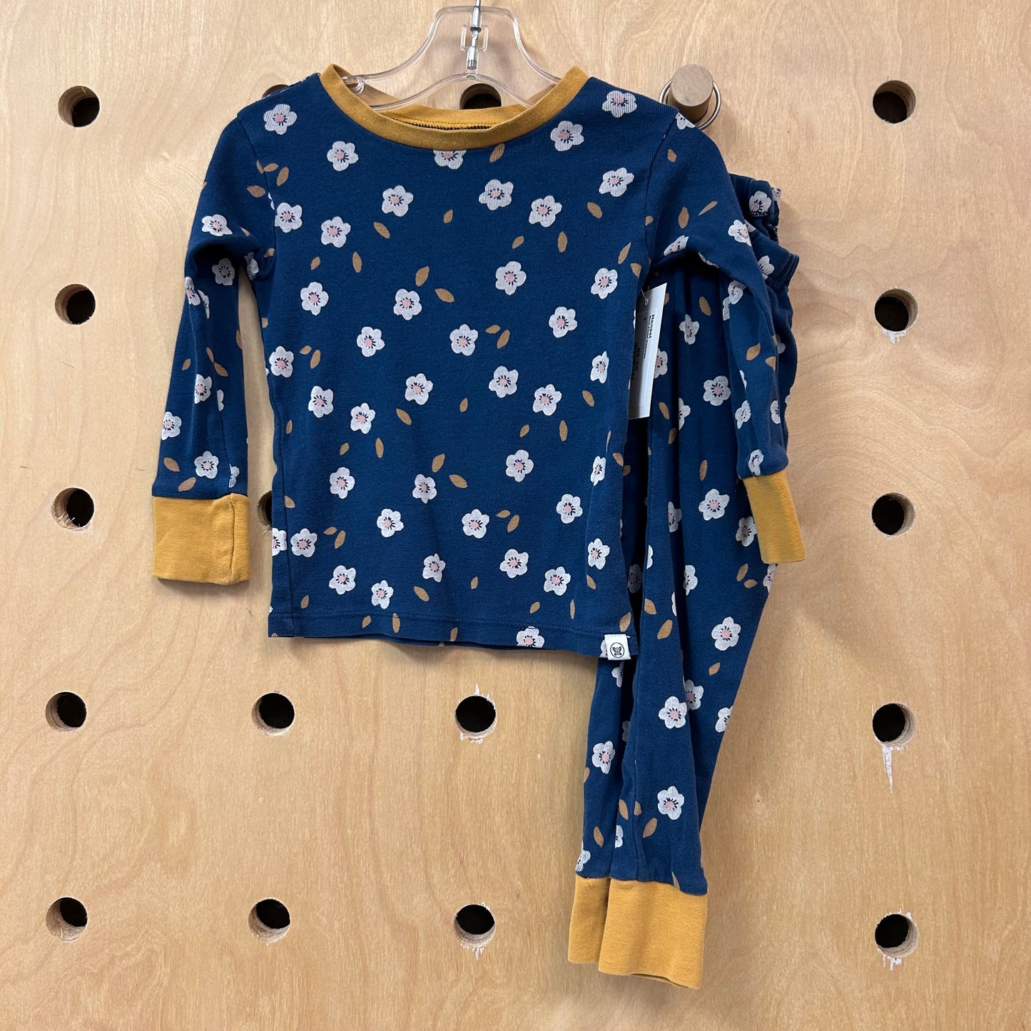 Blue Floral Pajamas