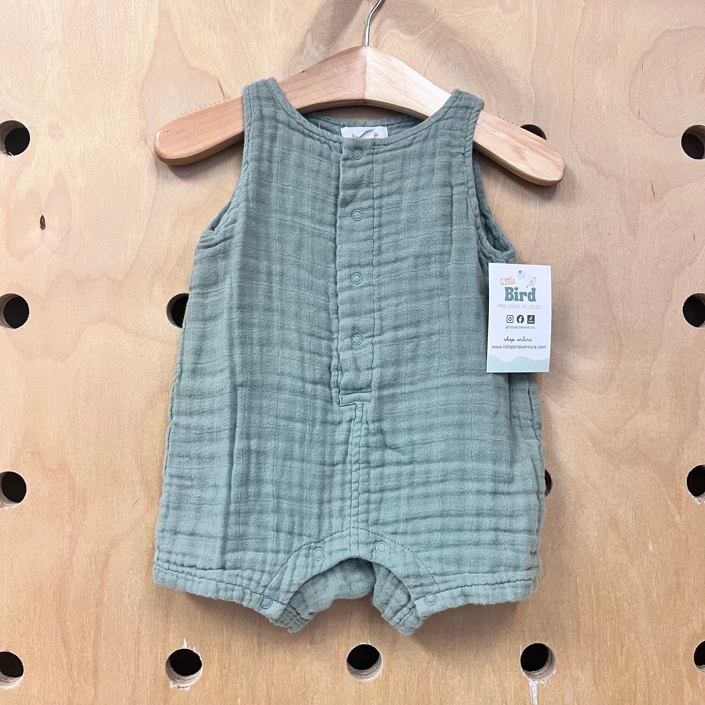 Sage Organic Cotton Romper