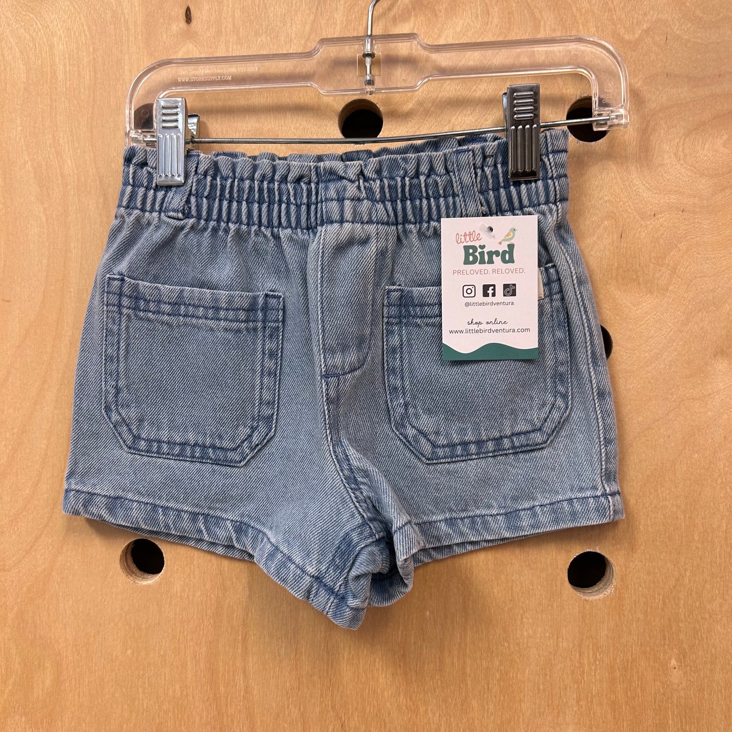 Denim Pull On Shorts