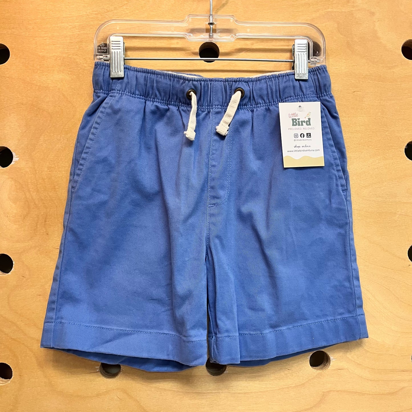 Blue Drawstring Shorts