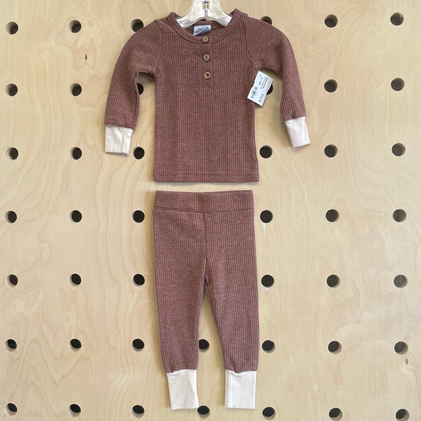 Brown & Tan Waffle Outfit
