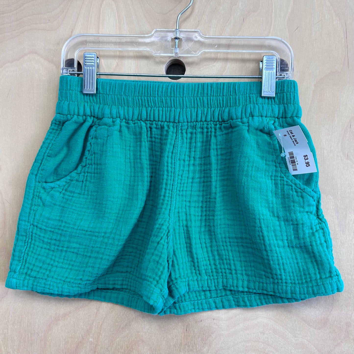 Green Gauze Shorts