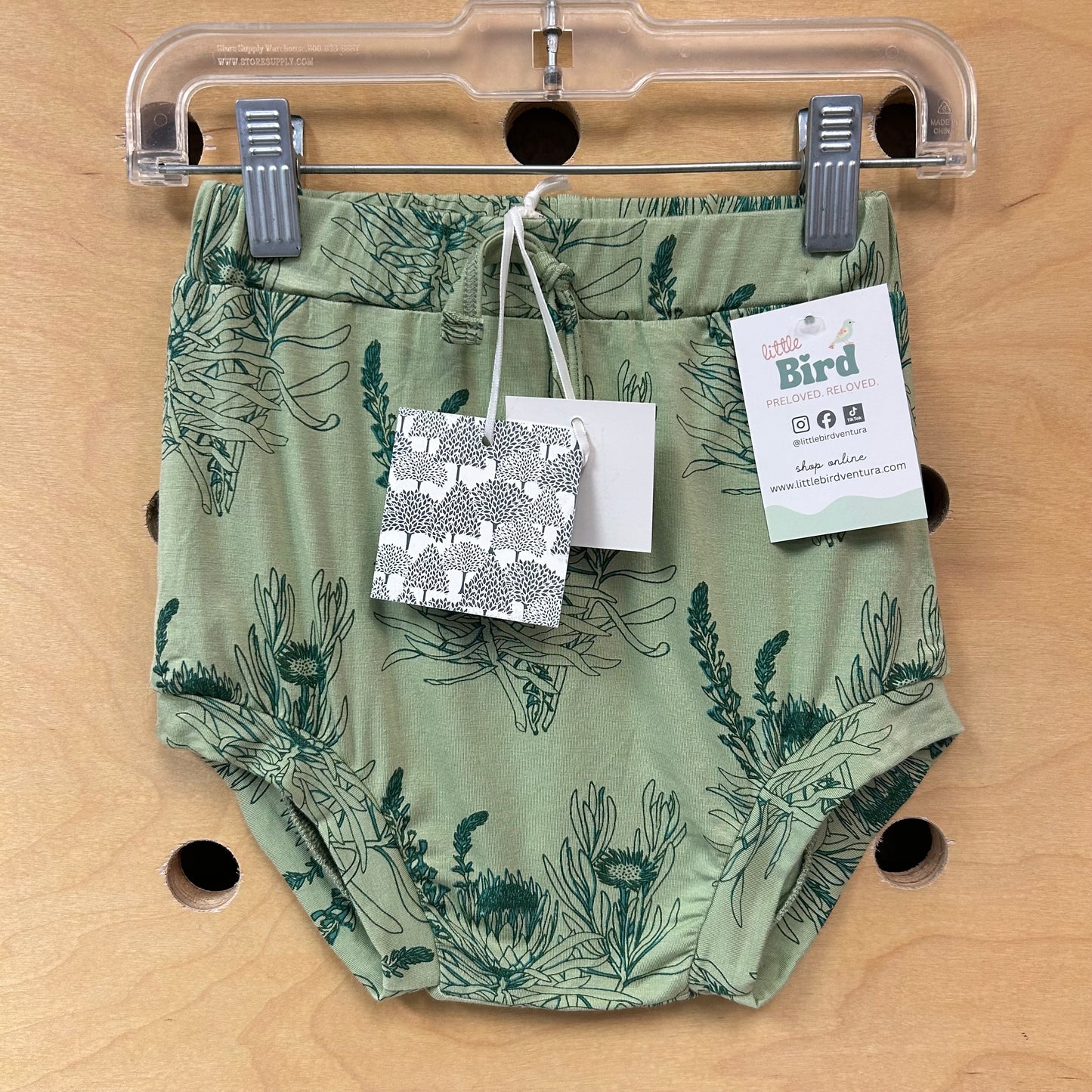 Green Floral Bamboo Bloomers NEW!