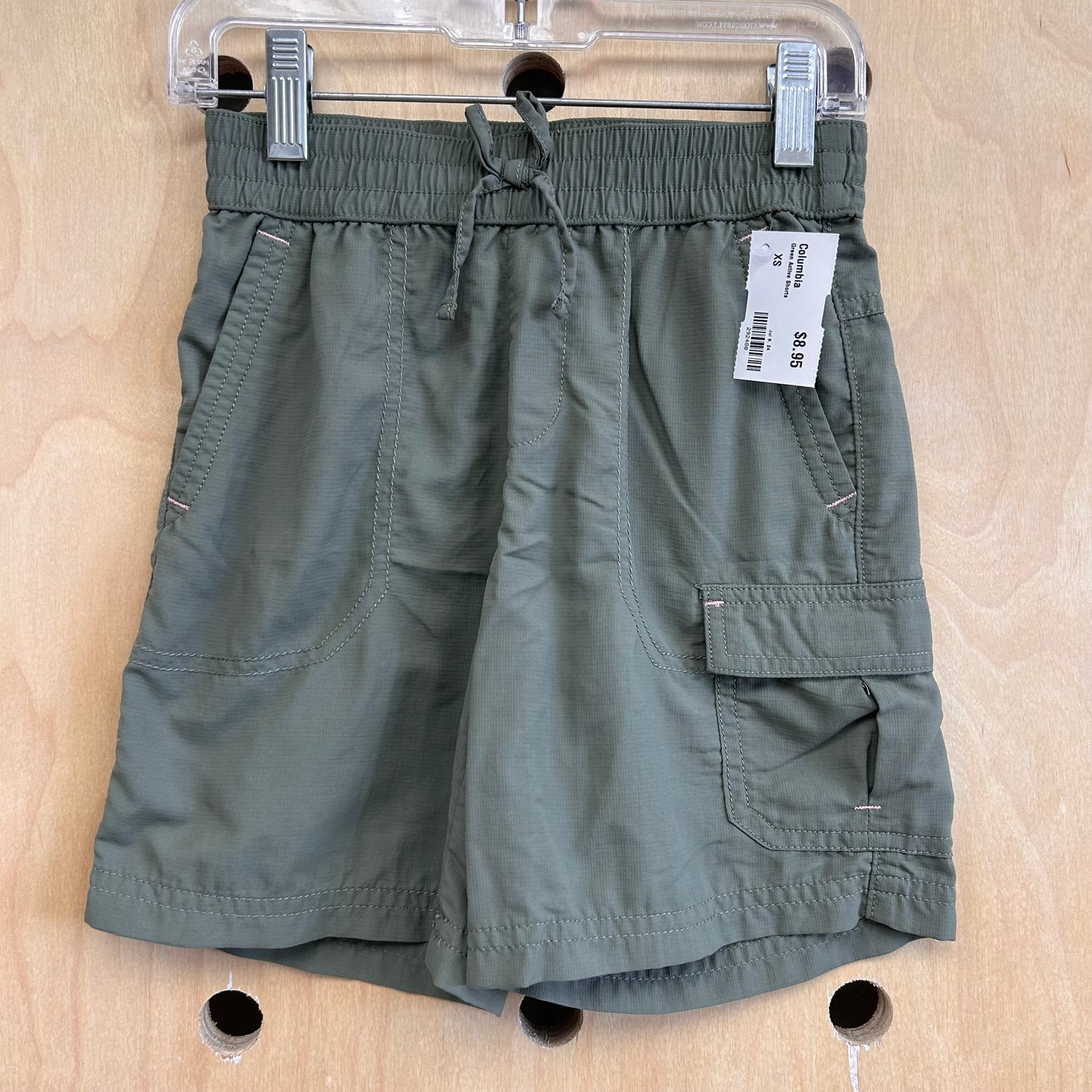 Green Active Shorts