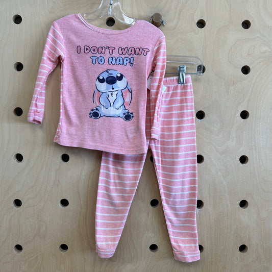 Pink Stitch Naps Pajamas