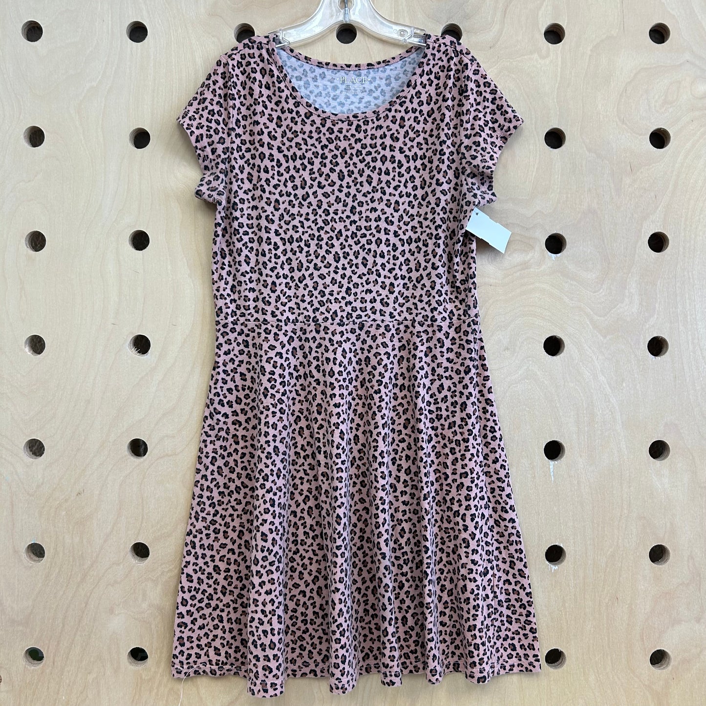 Pink Leopard Print Dress