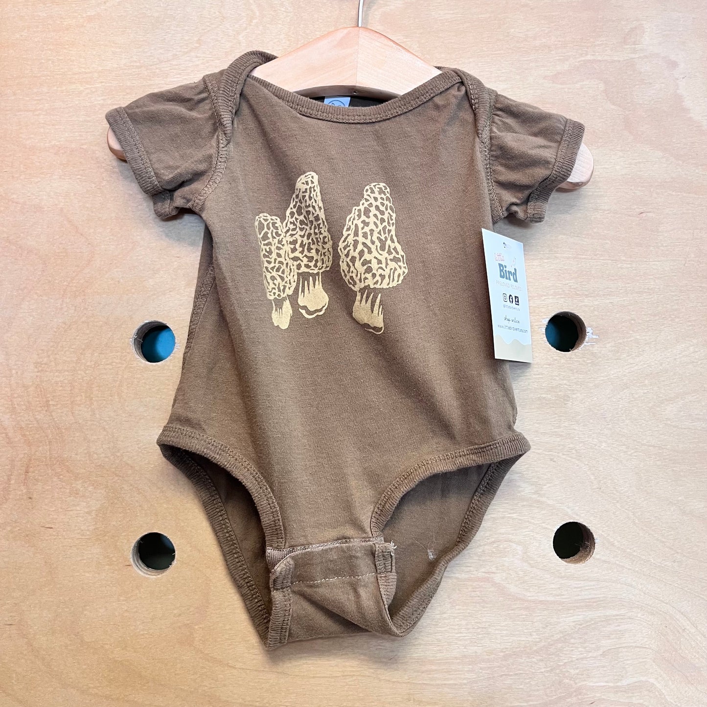 Brown Cotton Trees Bodysuit