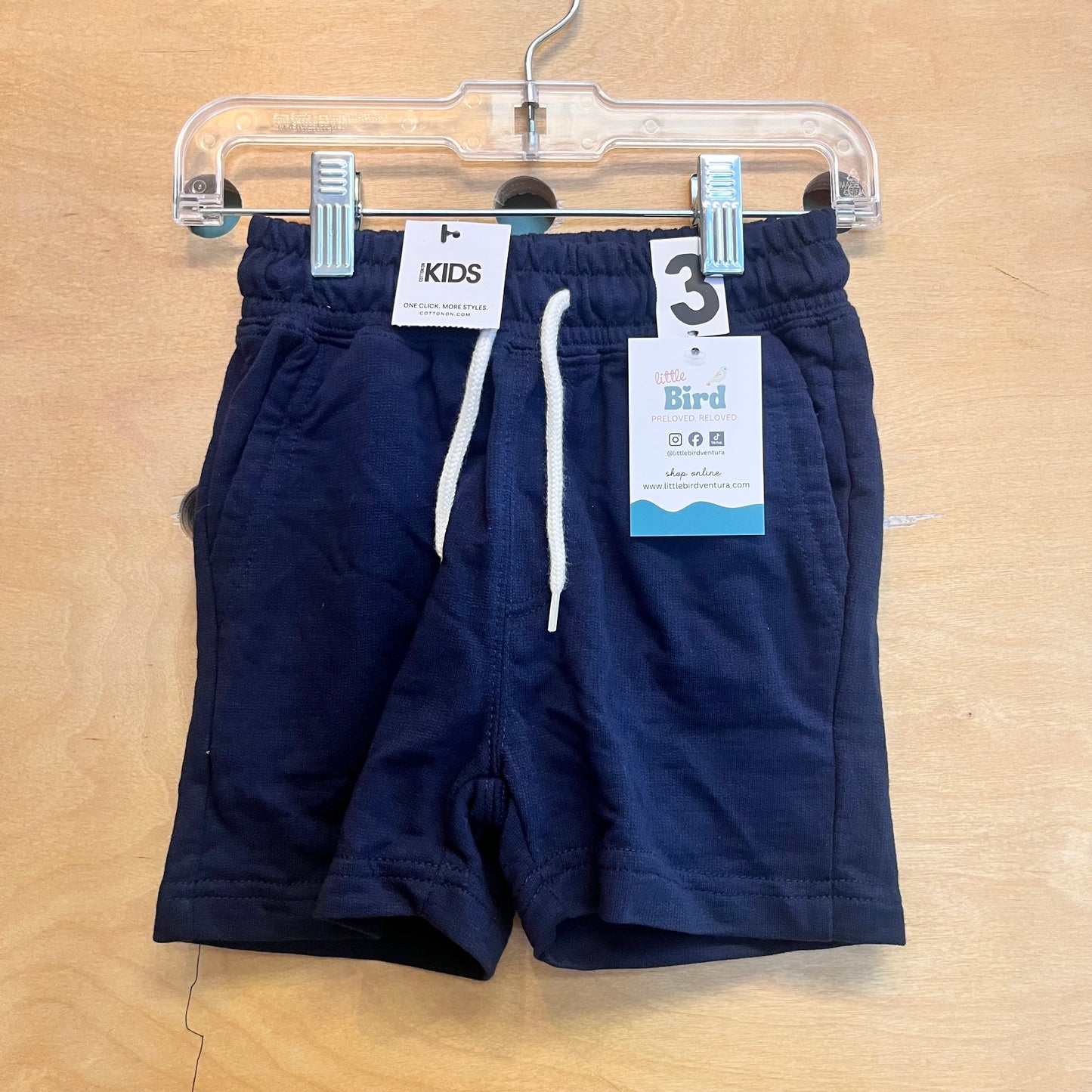 Navy Drawstring Shorts NEW!