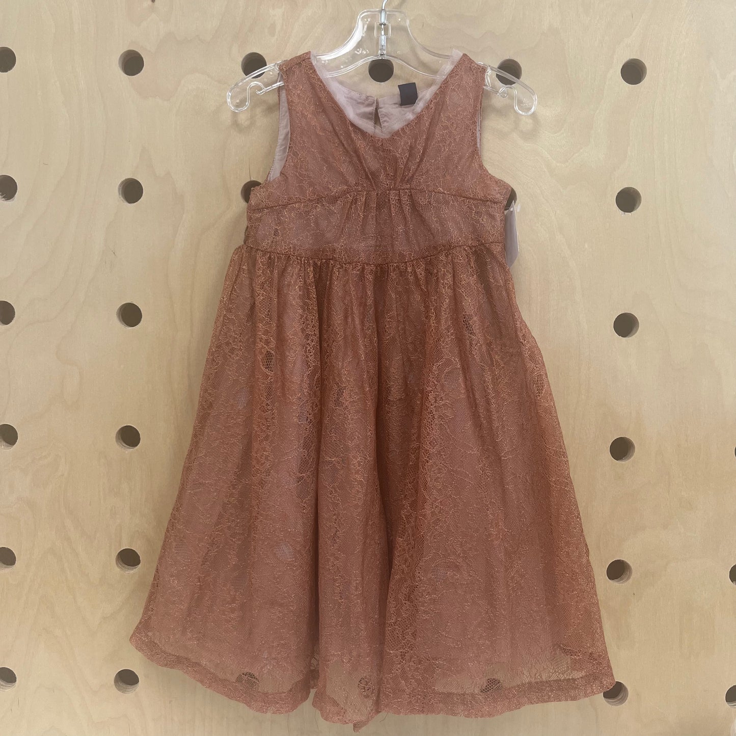 Rose Gold Lace Dress