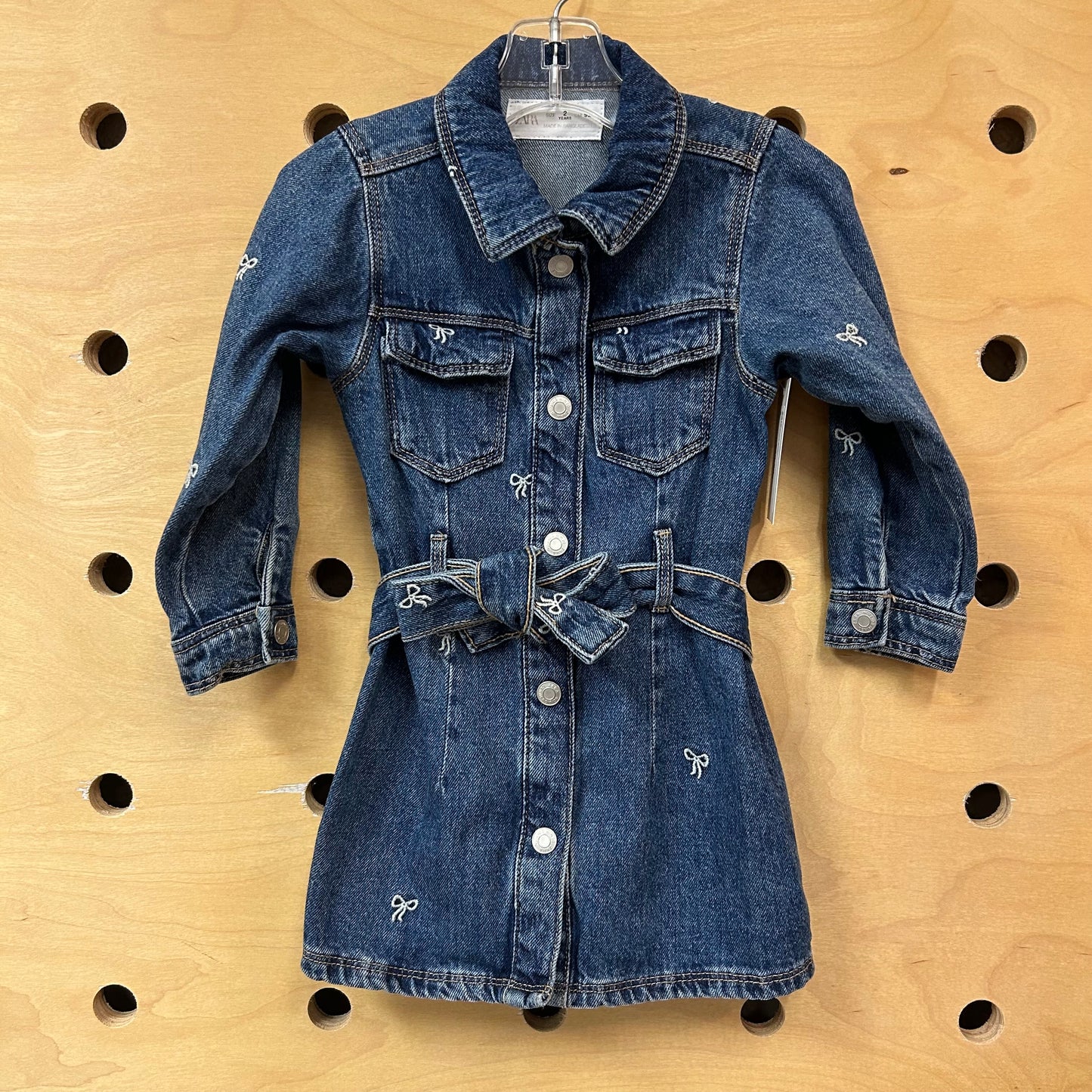 Denim Bows Dress