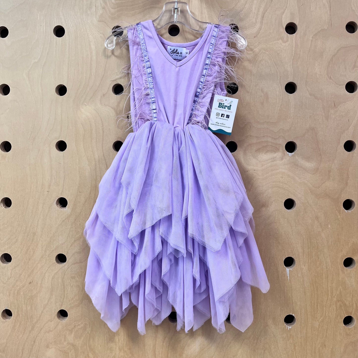 Lavender Tulle Dress