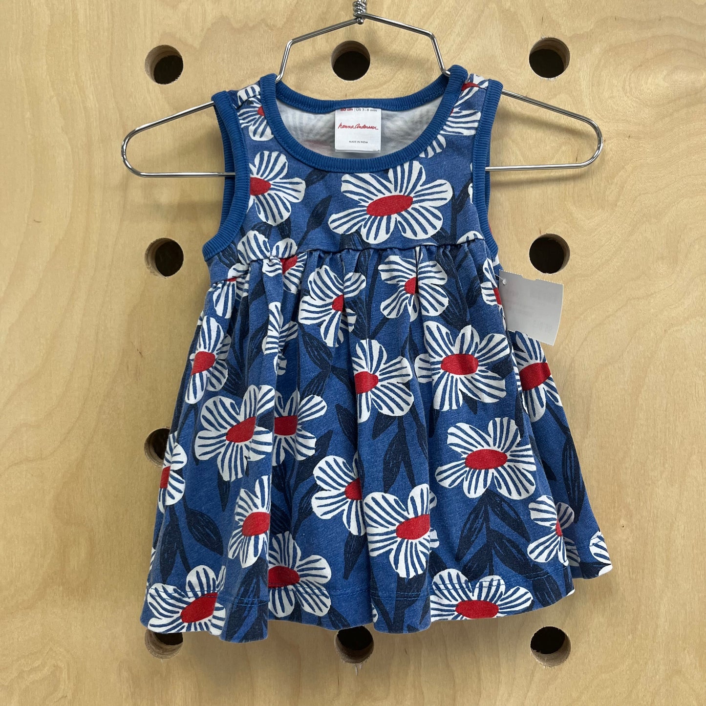 Blue Floral Dress w/ Bloomers