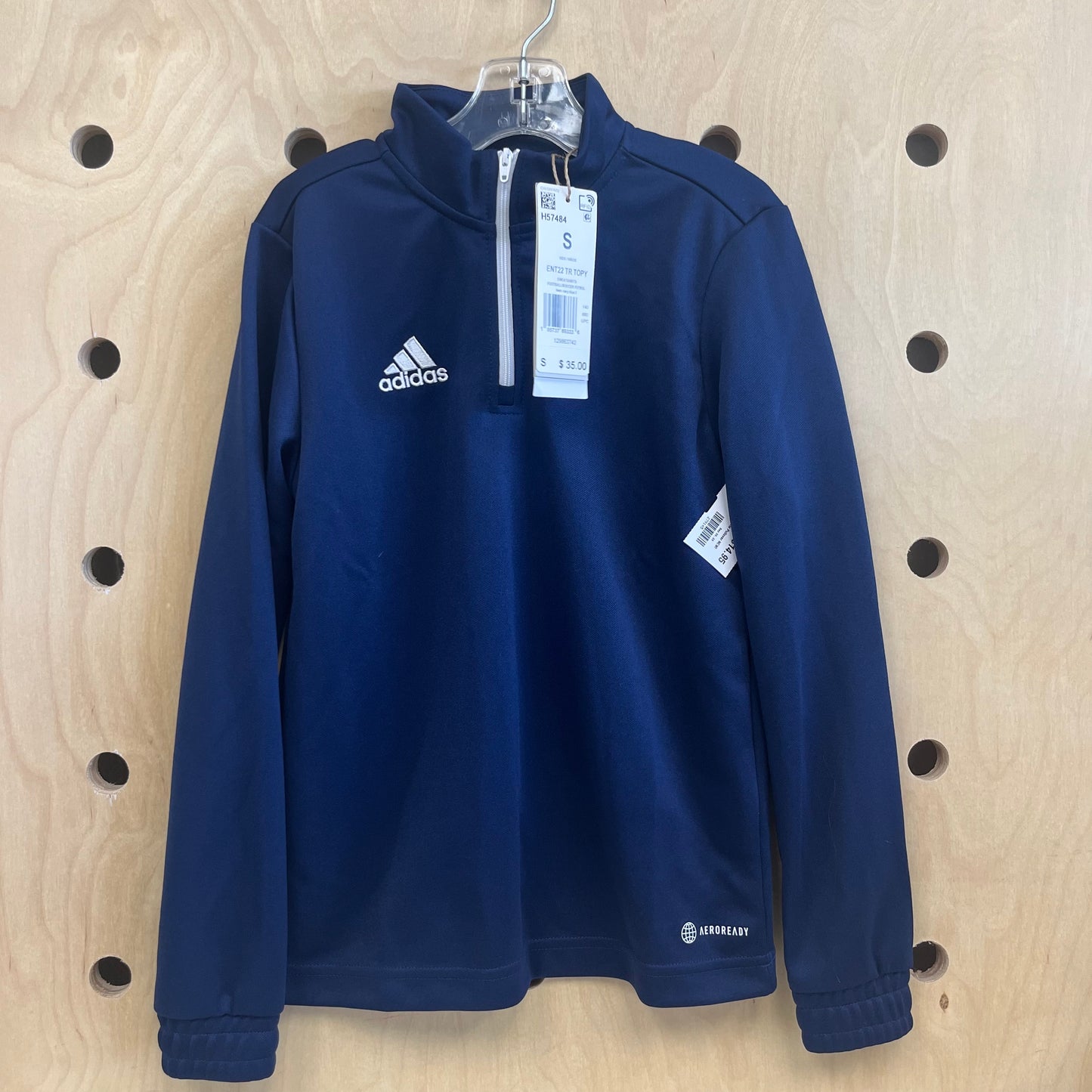 Blue & White 1/4 Zip Atheltic Pullover NEW!
