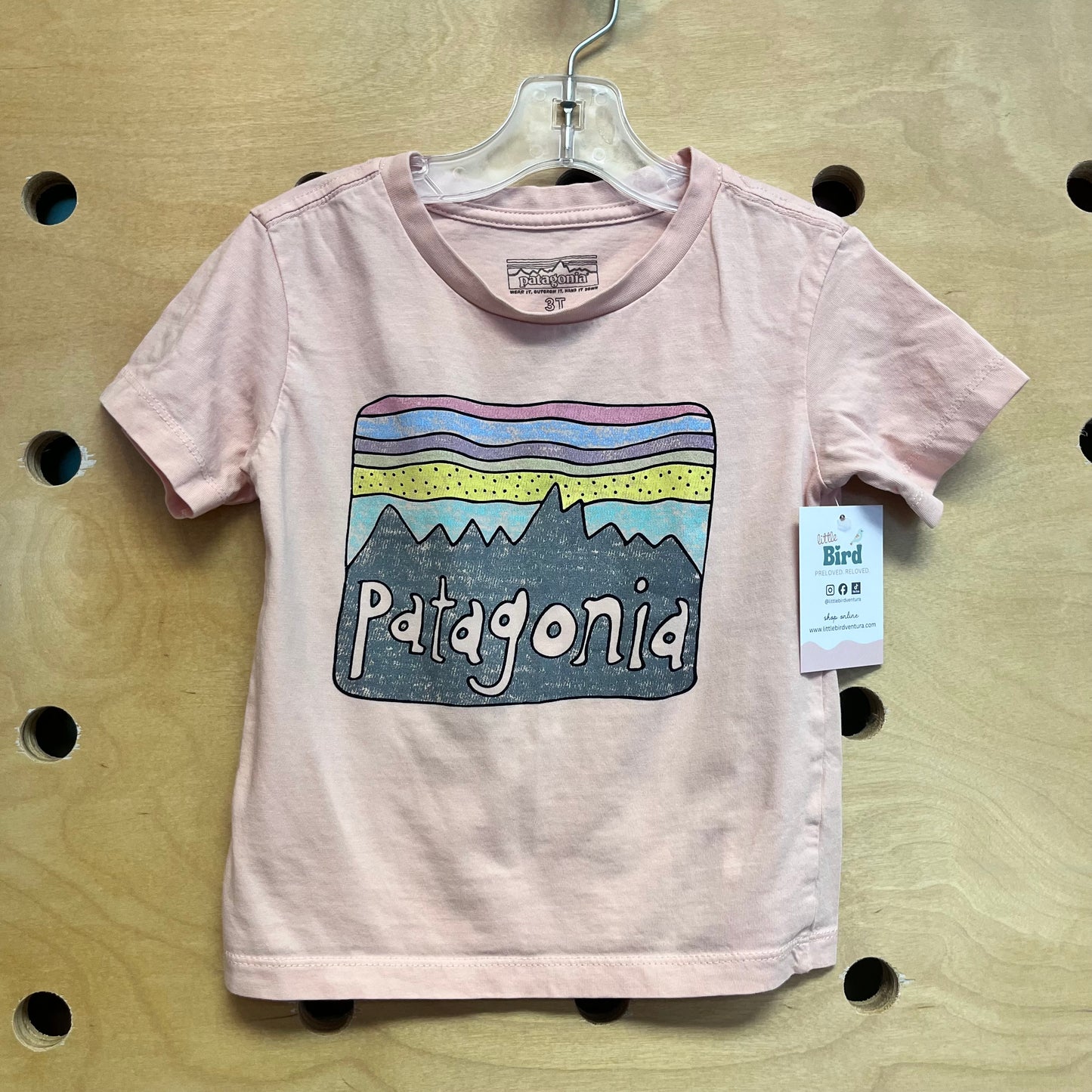 Pink Brand Logo Tee