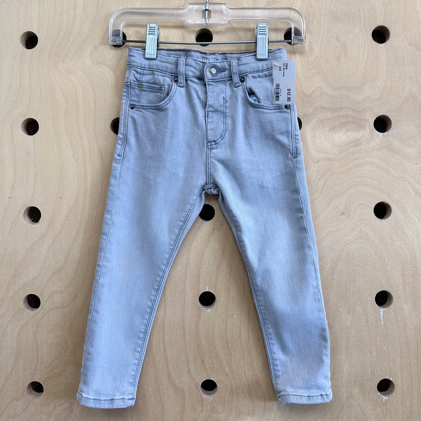 Grey Slim Denim