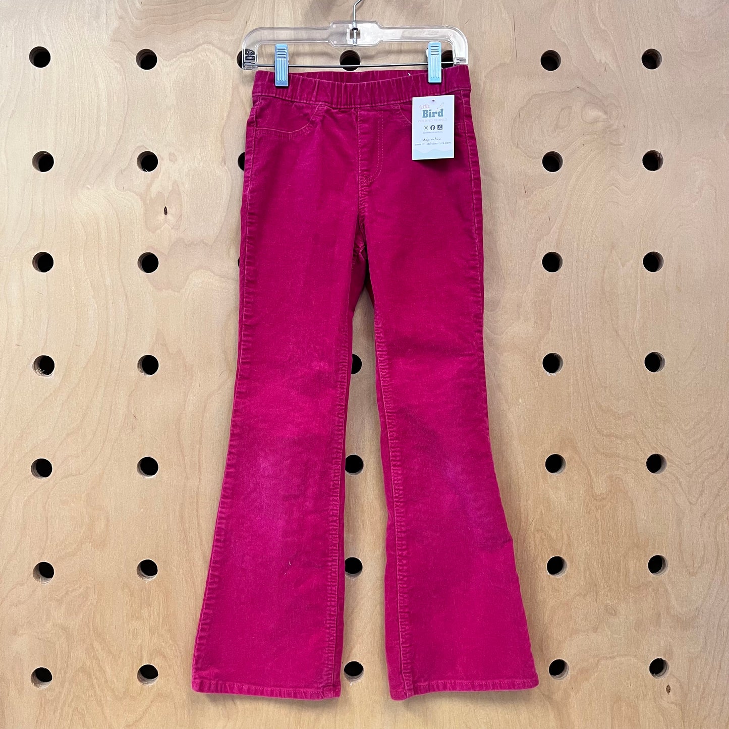 Pink Pull On Flare Cords