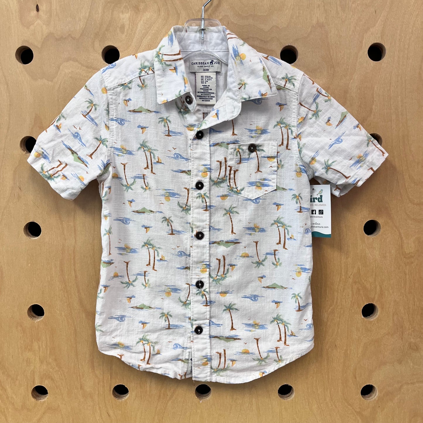 Island Wood Button Shirt