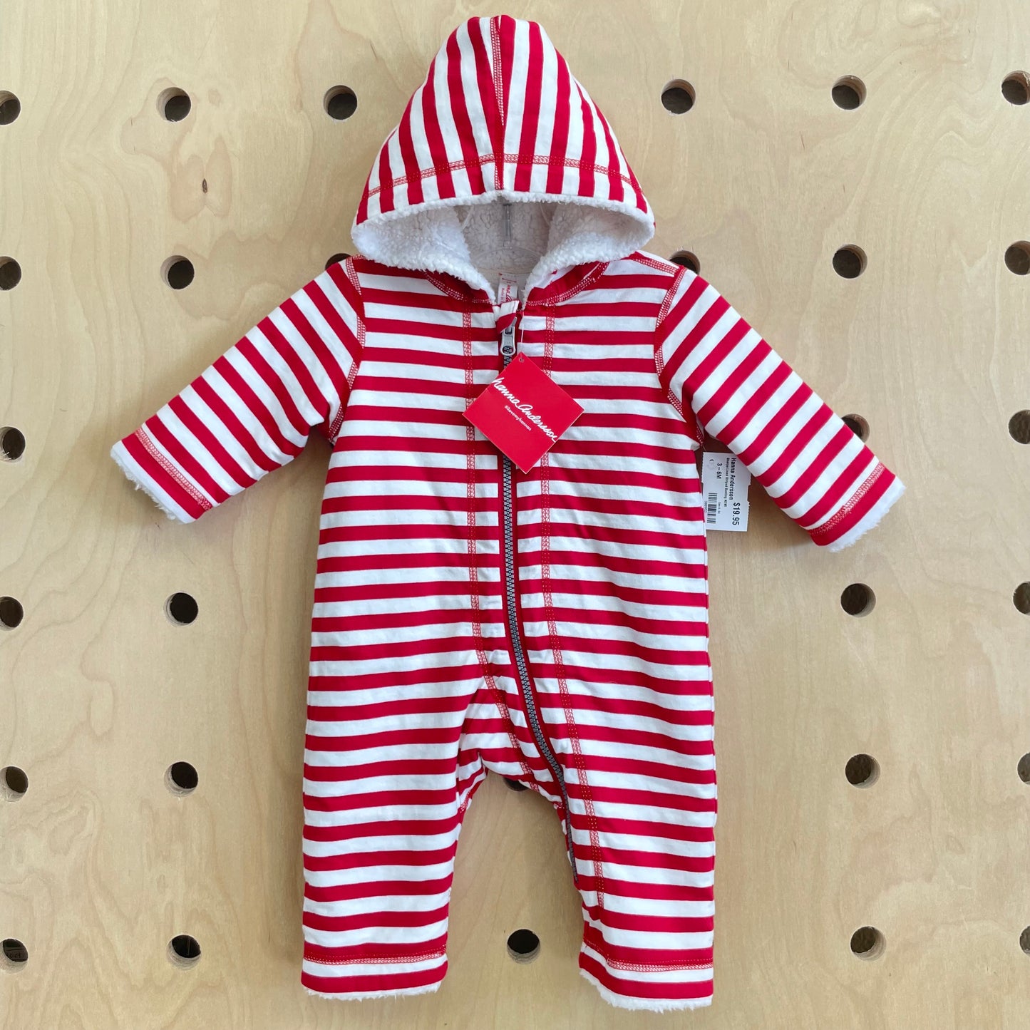 Sherpa Lined Striped Bunting NEW!