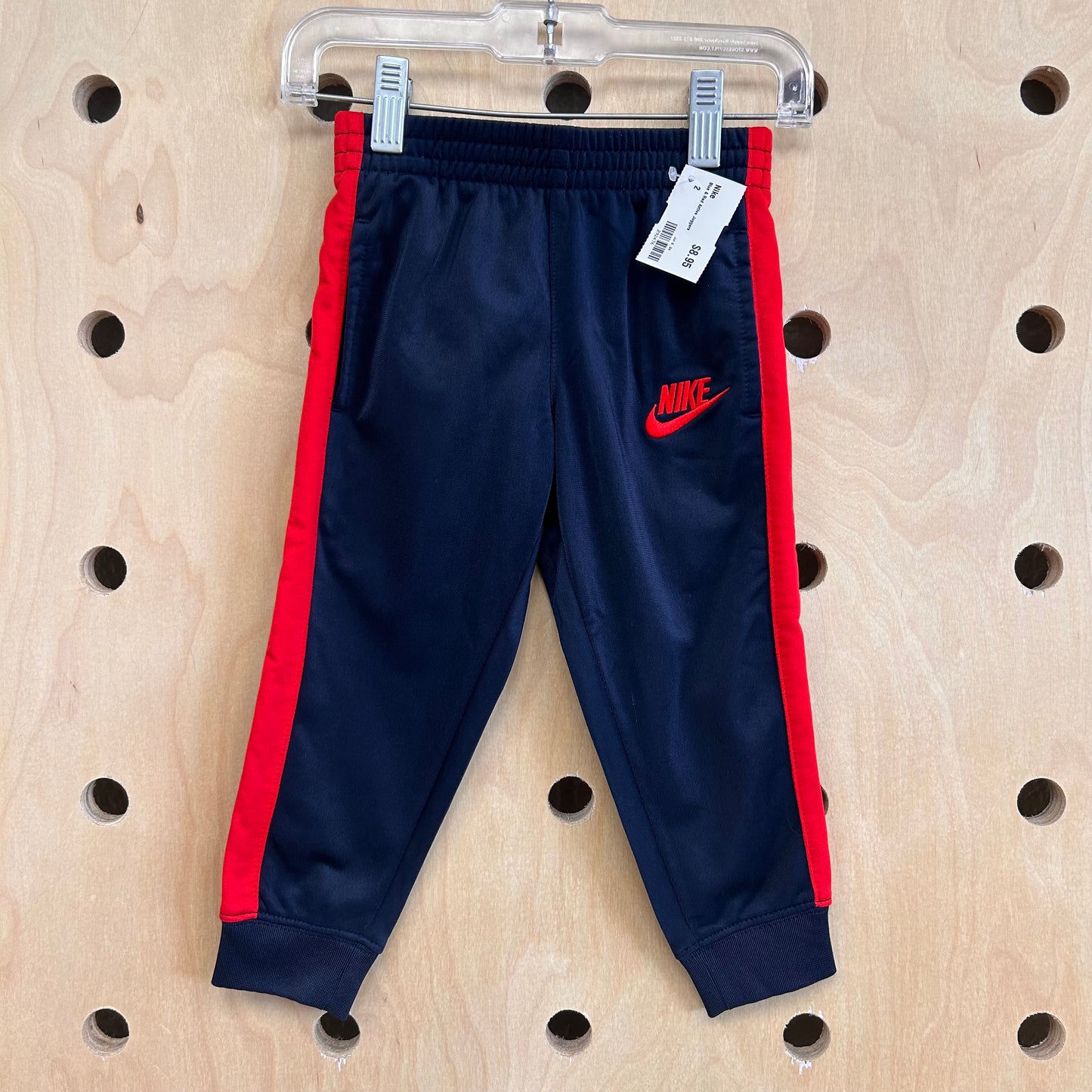 Blue & Red Active Joggers