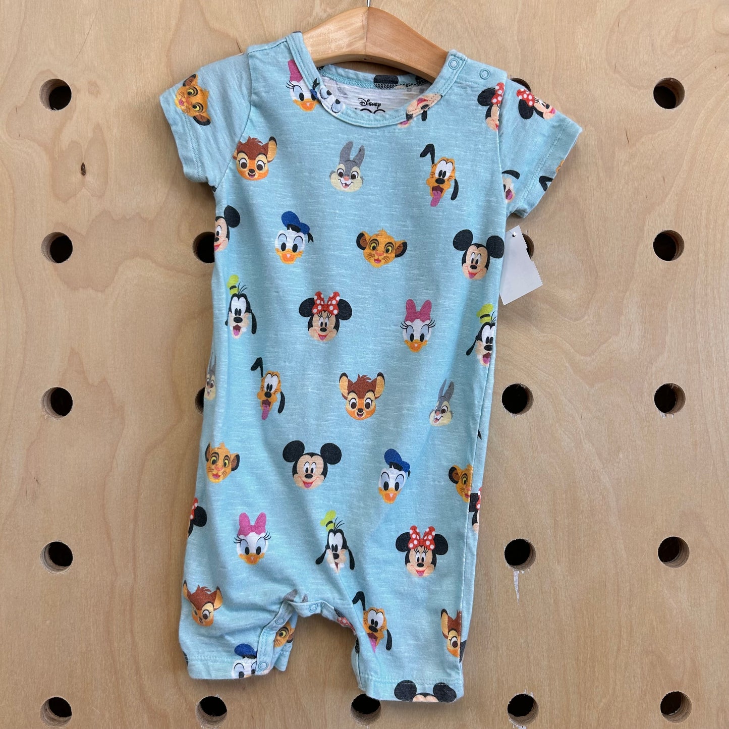 Blue Characters Romper